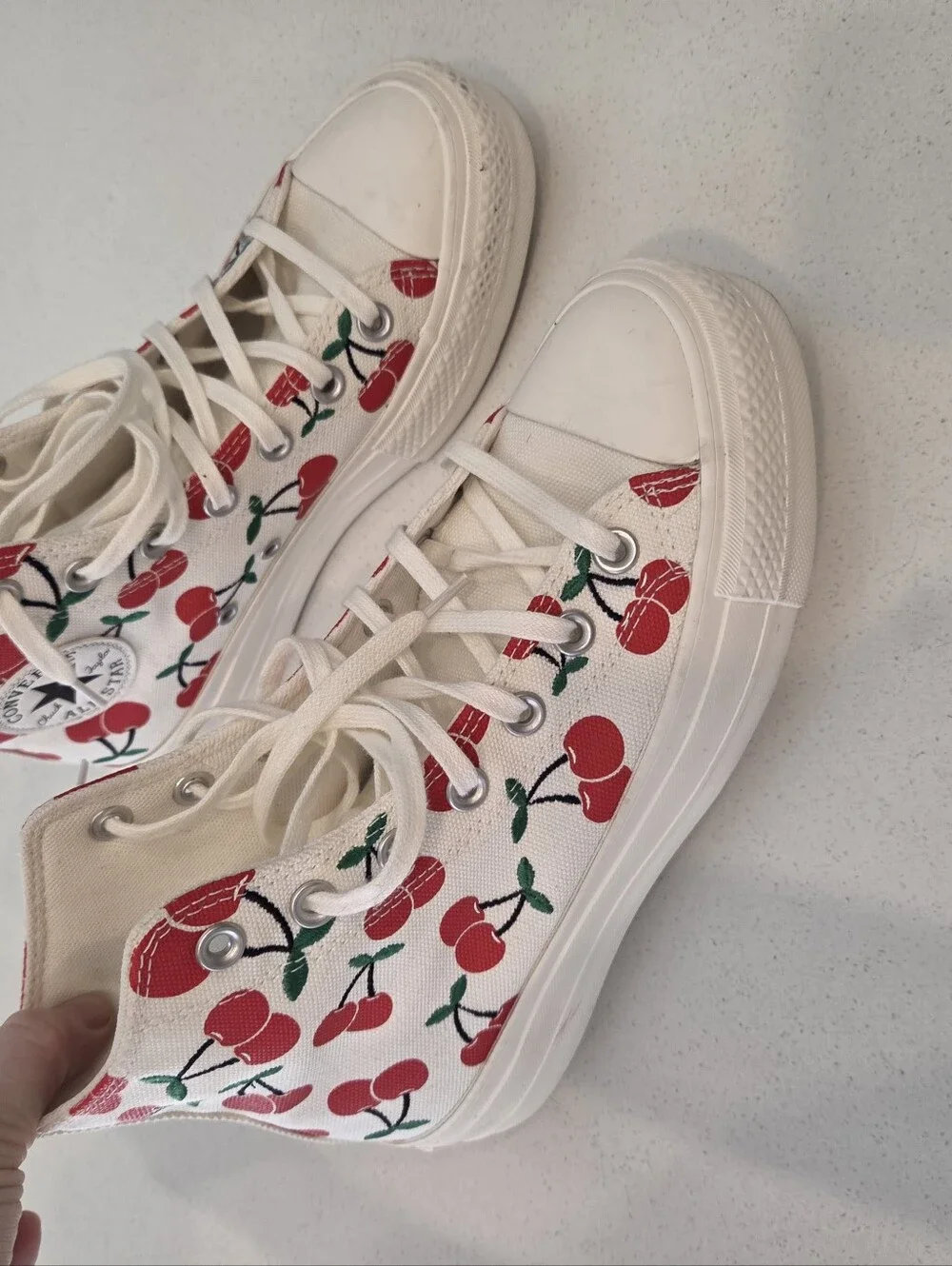 Converse All Stars worn like